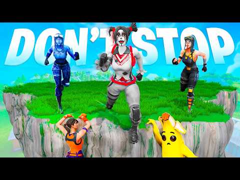 Fortnite BUT WE Can't STOP MOVING