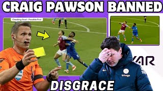 BREAKING! Its Over For Craig Pawson! Referee Banned Over Disasi Last Minute Disallowed Goal VAR.