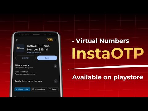 InstaOTP – Temp Number & Email