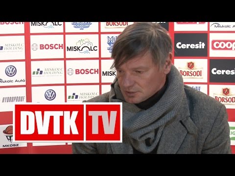 DVTK - Videoton | Horváth Ferenc értékelése | 2016. március 9. | DVTK TV