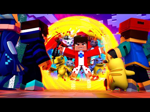 Minecraft: DIMENSÃO DIGIMON !!! - POKÉMON VS DIGIMON #04 ‹ Goten ›
