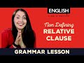 Non-Defining Relative Clauses - English Grammar Explained