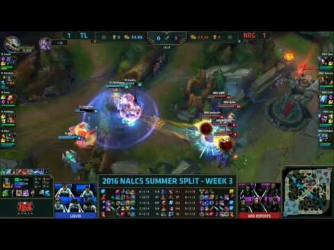 LoL Highlights TL vs NRG Game 3   LCS NA Summer 2016 18 06 2016   Team Liquid vs NRG eSports