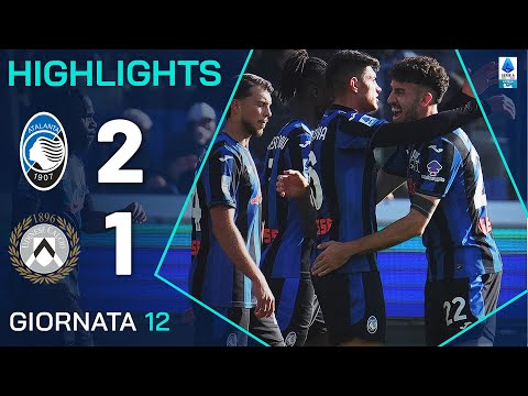 ATALANTA-UDINESE 2-1 | HIGHLIGHTS | 12ª GIORNATA | SERIE A ENILIVE 2024/25