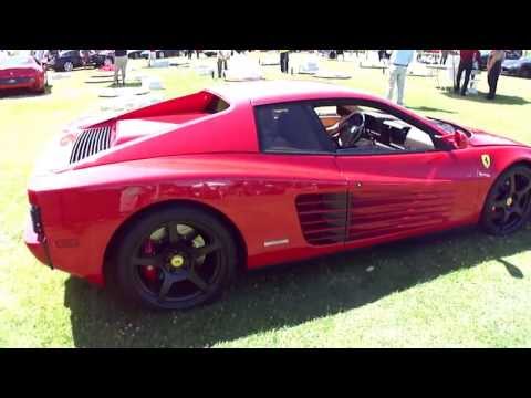 2 Lamborghinis and 1 Testarossa