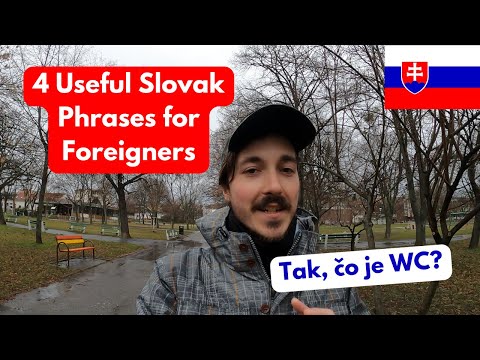 4 frases úteis em eslovaco para estrangeiros | Aprendendo eslovaco