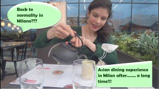 Dinner out in Milan after almost 1 year | Milan Vlog 2021 | Japanese Cuisine