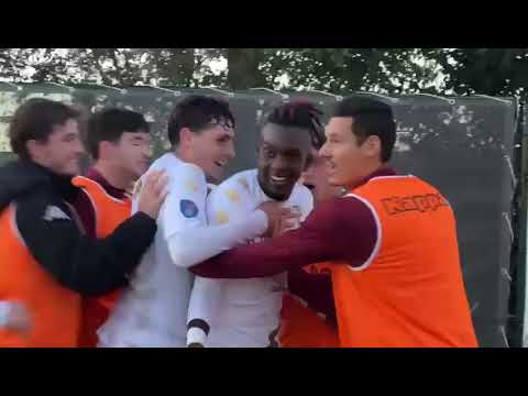 Il goal di Odianose del pareggio in Tau Calcio vs Real Forte