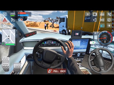 Police Sim 2022 🚔💜👮‍♂️ CITY POLICE OFFICER 4X4 CAR DRIVER - Car Games Android iOS Gameplay 3D