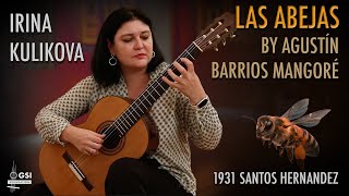 Irina Kulikova performs Agustin Barrios Mangore's "Las Abejas" on a 1931 Santos Hernandez guitar