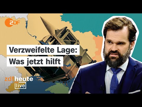 Wie kann die Ukraine dem russischen Druck standhalten? | Militärexperte Sauer bei ZDFheute live