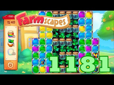 Farmscapes Level 1181 HD Gameplay Walkthrough | 3 - match game | android | ios | pc | GameGo Game