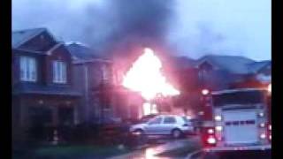 preview picture of video 'Brampton House Fire'