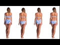 Blue Bikini And Swimsuit Set