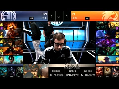 TSM vs P1 Game 3 - NA LCS Summer 2016 W8D2 - Team SoloMid vs Phoenix1