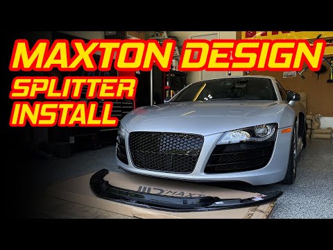 DIY Install MAXTON DESIGN Splitter on Audi R8 V10