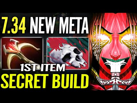 1st Item Daedalus [Phantom Assassin] Secret Farming Skill with this Build - 100% Broken in Dota 2