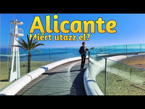 Alicante, Spanyolország I 1. nap I Santa Bárbara kastély, Playa del Postiguet