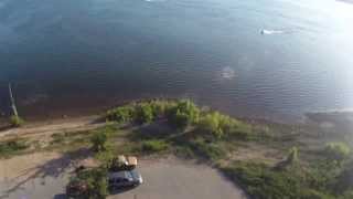 preview picture of video 'Lake Hudson, Oklahoma with the DJI F450/Naza-M Lite/2200mah 4c. Raw video.'