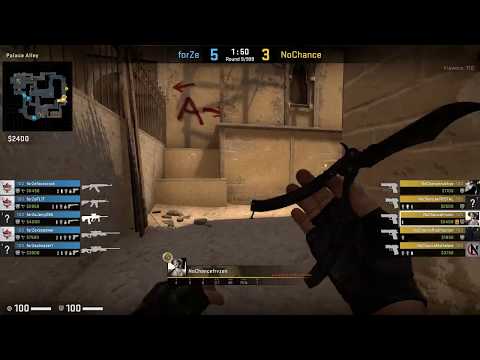 ESports - CS:GO, forZe vs NoChance, IEM Sydney 2019 Europe Open Qualifier 1 (30th of January 2019...