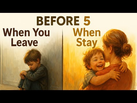 The Emotional Cost of Leaving Kids Before They Are 5