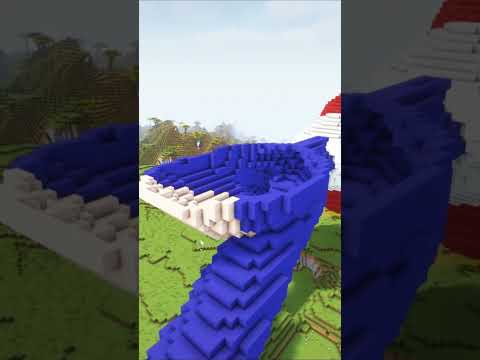 EPIC Sonic Minecraft Build Challenge! #SHORTS