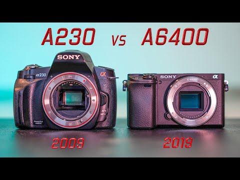 Sony A230 vs A6400 - 10 Years APS-C - how big is the quality difference? - Sony DSLR vs Mirrorless