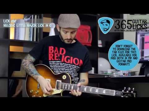 Lick 232/365 - Melodic Little Major Lick in C | 365 Guitar Licks Project