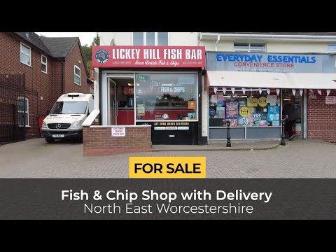 Fish & Chip Shop With Delivery Service For Sale Worcestershire Area