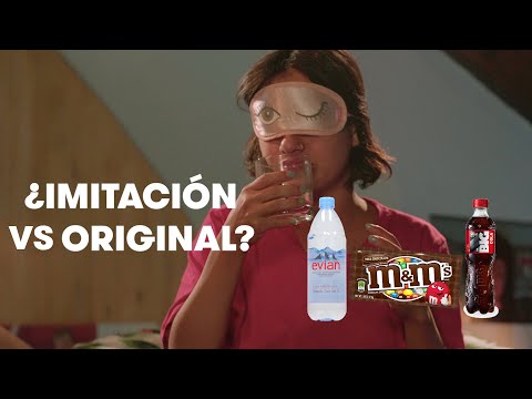 Cocacola vs Bigcola, Chin chin vs m&ms, Evian o agua de caño