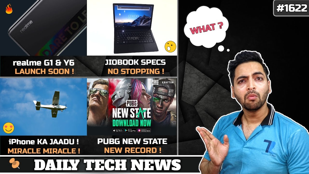 realme G1 & Y6 Launch,Jiobook Specs,iPhone Miracle,OPPO Pad With SD870 Under 25k,PUBG New State 1M