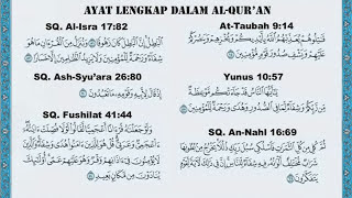 Ayat Pengobatan (Ayat Syifa') - 6 ayat dalam Al Qur'an