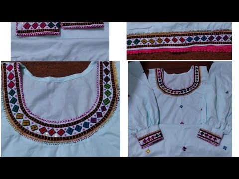 sindhi karhai hand embroidery / sindhi karhai by Naila