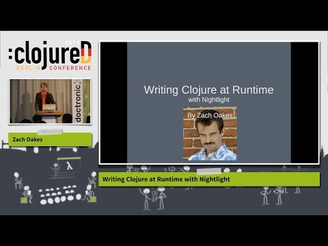 clojureD 2017: "Writing Clojure at Runtime with Nightlight" by Zach Oakes