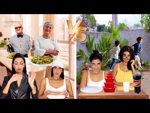 O DIA DAS MÃES RICO  VS POBRE