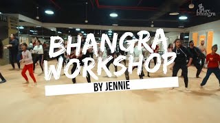 Bhangra Workshop By Jennie | Pure Bhangra | Mel Gel | DIljit Dosanjh