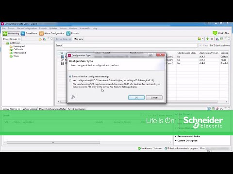 Basic APC Device Mass Configuration in StruxureWare Data Center Expert | Schneider Electric Support
