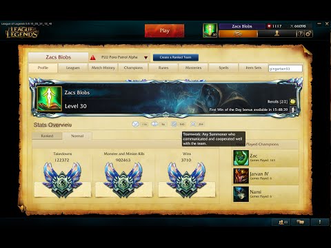 Pre-Season 6 Zac Runes and Masteries