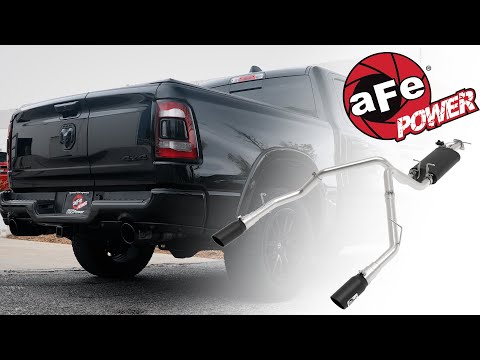 aFe POWER RAM 1500 Gemini XV Cat-Back Exhaust With Cut-out
