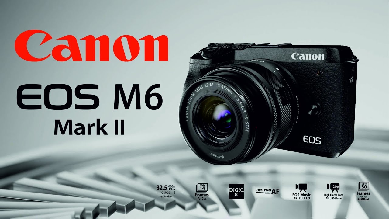 Беззеркальный фотоаппарат Canon EOS M6 Mark II body черный
