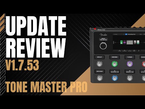 Fender Tone Master Pro Firmware Update V1.7 | Recording Rig Build