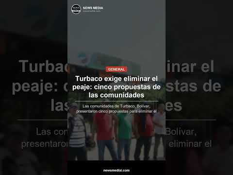 Turbaco exige eliminar el peaje: cinco propuestas de las comunidades #Shorts