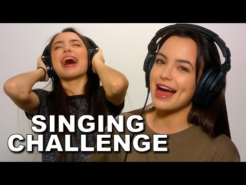 SINGING while wearing NOISE CANCELLING HEADPHONES! - Merrell Twins