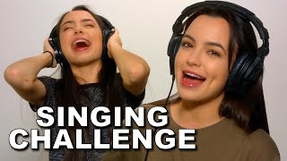 SINGING while wearing NOISE CANCELLING HEADPHONES! - Merrell Twins