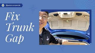 Fixing Warped Trunk Liner in a Maserati Granturismo
