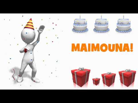 HAPPY BIRTHDAY MAIMOUNA!