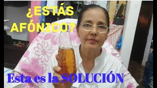 TÍPS para ACLARAR la VOZ/para la AFONÍA o RONQUERA