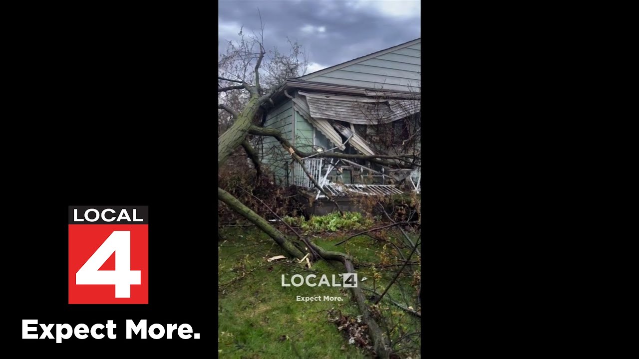 Homes damaged in Lincoln Park