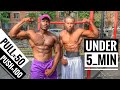 5 Minute Workout at Home | Push Pull Workout Routine