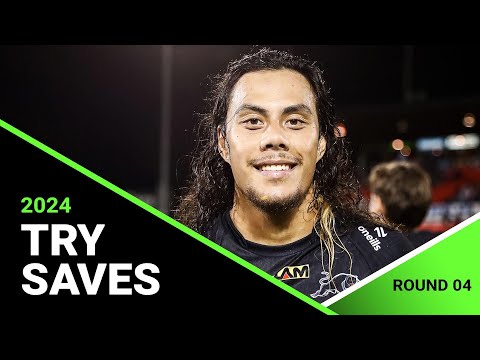 NRL Highlights | NRL 2024 | The best try saves from Round 3 | NRL Telstra Premiership
